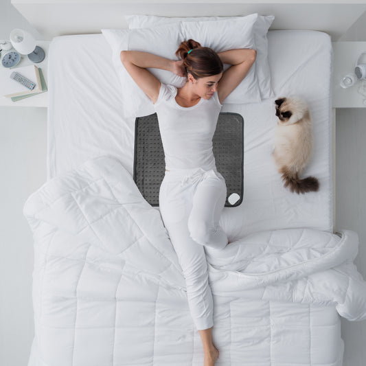 SleepM Heating Pad with cover
